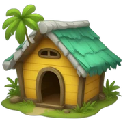 cute hut sticker