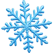 snowflake sticker