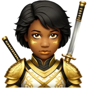 Golden Samurai sticker
