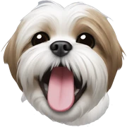 Shih tzu laugh sticker