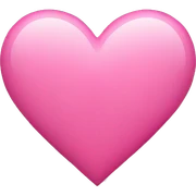 Pink heart sticker