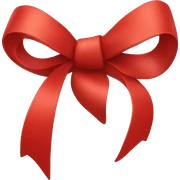 red bow sticker