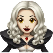 Dracula in drag sticker
