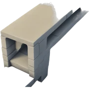 Short Concrete block bridge sticker
