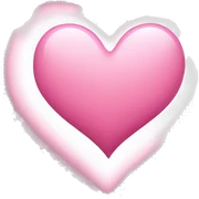 Pink heart  sticker