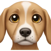 puppy eyes sticker