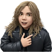 boy in leather jacket outdoors sticker