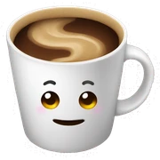 Coffee sticker