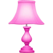 Pink lamp sticker