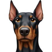 Doberman sticker