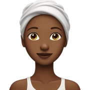 girl doing skincare sticker