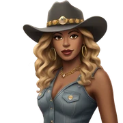 beyonce cowboy carter image sticker