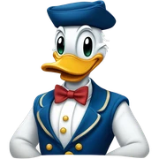 Donald duck sticker
