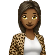 Leopard print sticker
