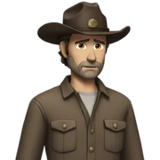 Rick Grimes sticker