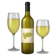 White wine  sticker