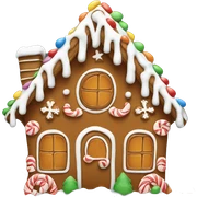 gingerbread house sticker