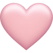 Pastel pink heart sticker