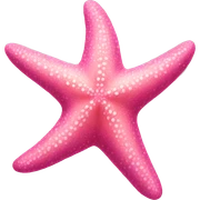 pink starfish sticker