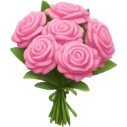 pink bouquet sticker