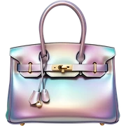 Iridescent pearl Birkin sticker