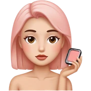 Blush sticker
