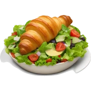 croissant salad sticker