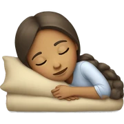 sleeping girl  sticker