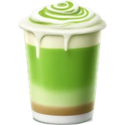 Matcha latte sticker