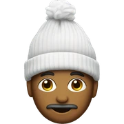 Man wearing sock on head sticker