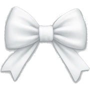 white bow sticker