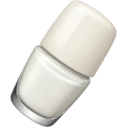 White nail polish sticker