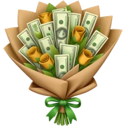 Cash bouquet  sticker