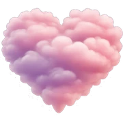 heart cloud sticker