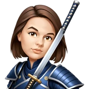 Warrior Samurai sticker