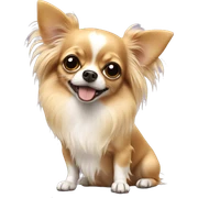 Longhair Chihuahua  sticker