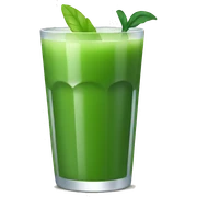 Green juice sticker