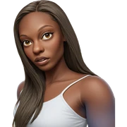 realistic portrait of a girl sticker