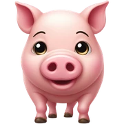 Pop belly pig  sticker
