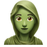 Olive green spirit sticker