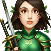 Emerald Samurai sticker