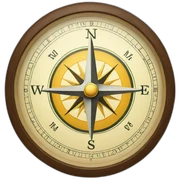 compass sticker