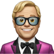 Elton John sticker