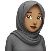 girl in hijab in love sticker