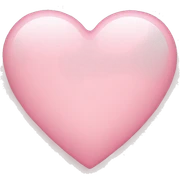 Light pink heart but not too light but not too pink  sticker