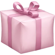 light pink package sticker