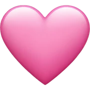 Pink heart sticker