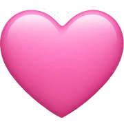 Pink heart sticker