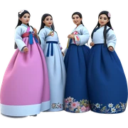 traditional korean hanbok elegance sticker