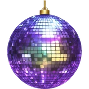 Disco ball sparkles sticker